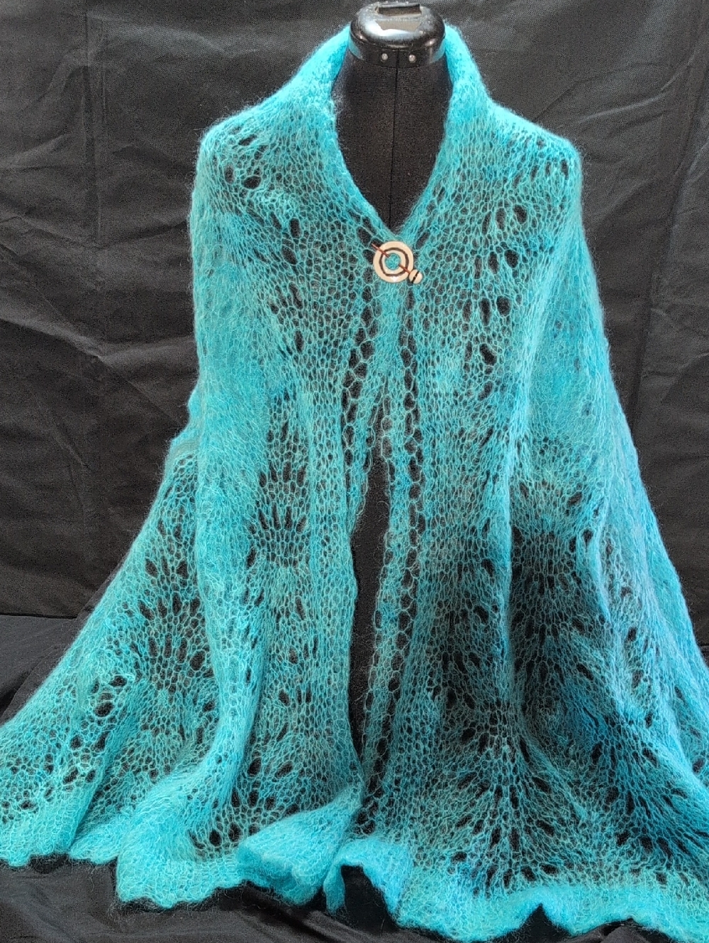 Rectangular Mohair Wrap - Picture 2 of 7